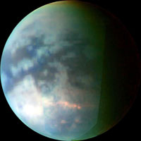 Nuages sur Titan.