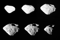 L'astéroïde Steins survole par Rosetta.