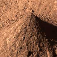 "Terril" sur Mars.
