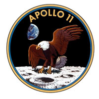 Logo Apollo 11.