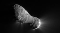 Comète Hartley 2 par la sonde EPOXI.