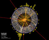 Une tentative de découvrir le boson de Higgs au CERN.