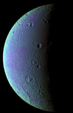 Dione. Image : NASA.