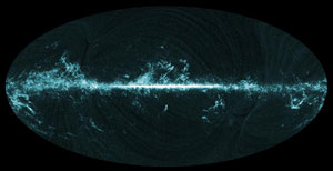 Le CO du cile, vu par le satellite Planck.