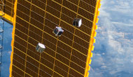 Largage de nanosatellites depuis l'ISS.