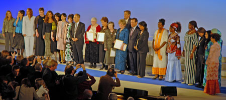 Lauréates des prix L'OREAL-UNESCO pour les femmes et la science 2007.