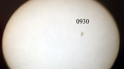 Tache solaire 0930 le 9 décembre 2006.
