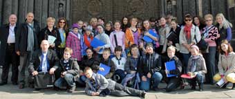 Groupe de scolaires ukrainiens en mars 2011.