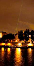 Laser depuis la Seine